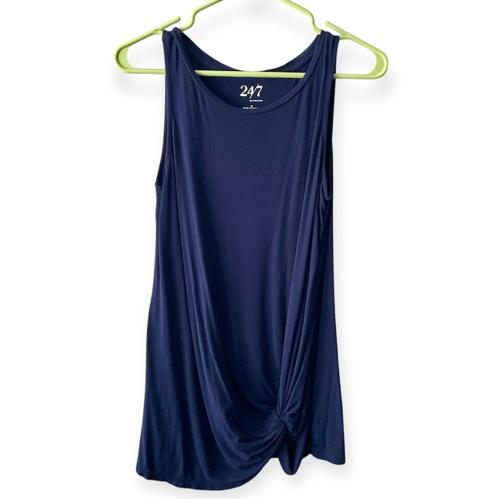 Maurices 25/7 Deep Blue Tank Top